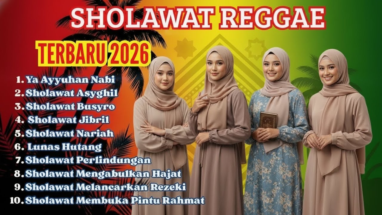 Sholawat Reggae Paling Merdu 🎵 Sholawat Nabi Untuk Ketenangan Hati