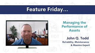 Managing the Performance of Assets Information