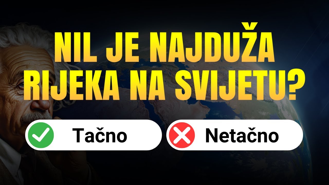 🔥 Tačno-Netačno Kviz: 25 Pitanja za Testiranje Znanja! ✅❌