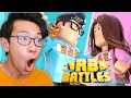 HYPER Vs CARI Roblox Battles LIVE REACTION!