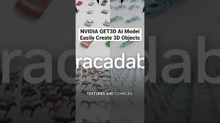 NVIDIA GET3D AI Model Easily Create 3D Objects #nvidia #get3d