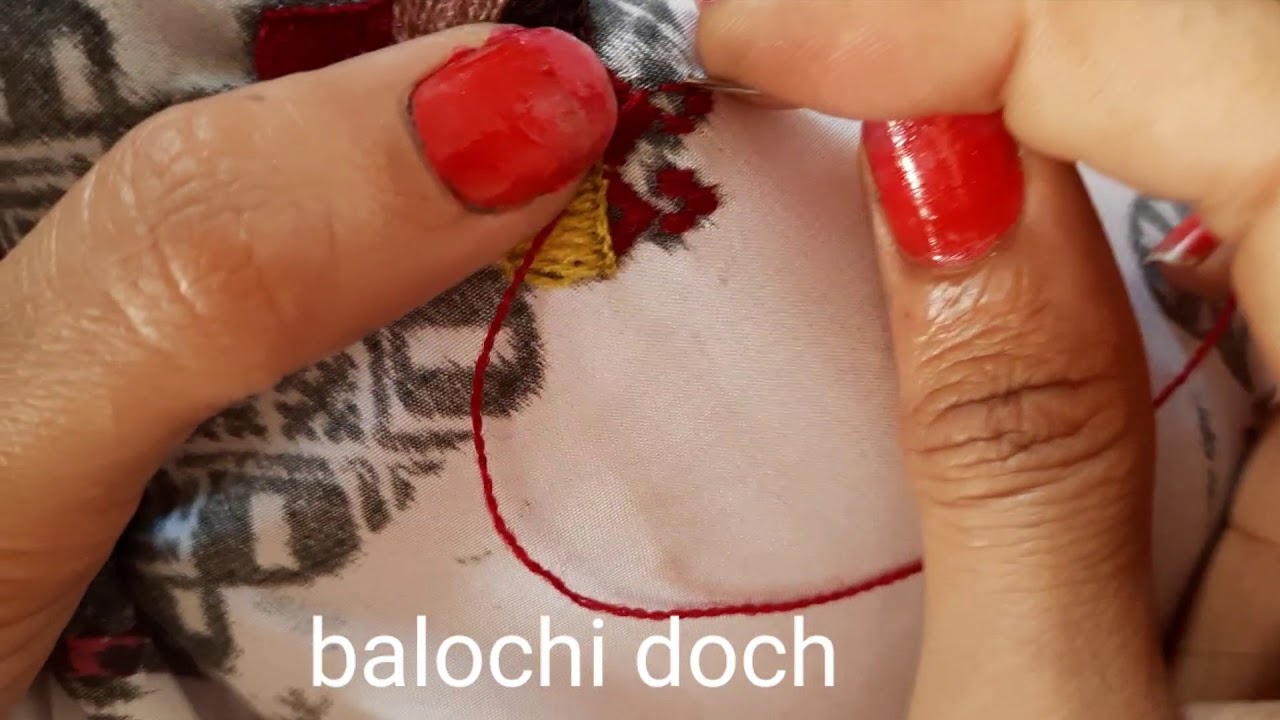 Baharo kap dotok gul balochi doch // how to make//