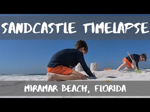 Sandcastle TimeLapse // Miramar Beach, Florida (GoPro)