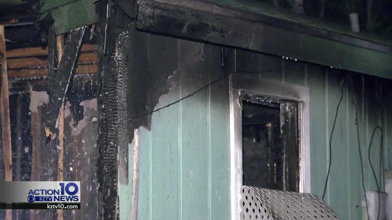 Midnight fire guts Sabinas Street home