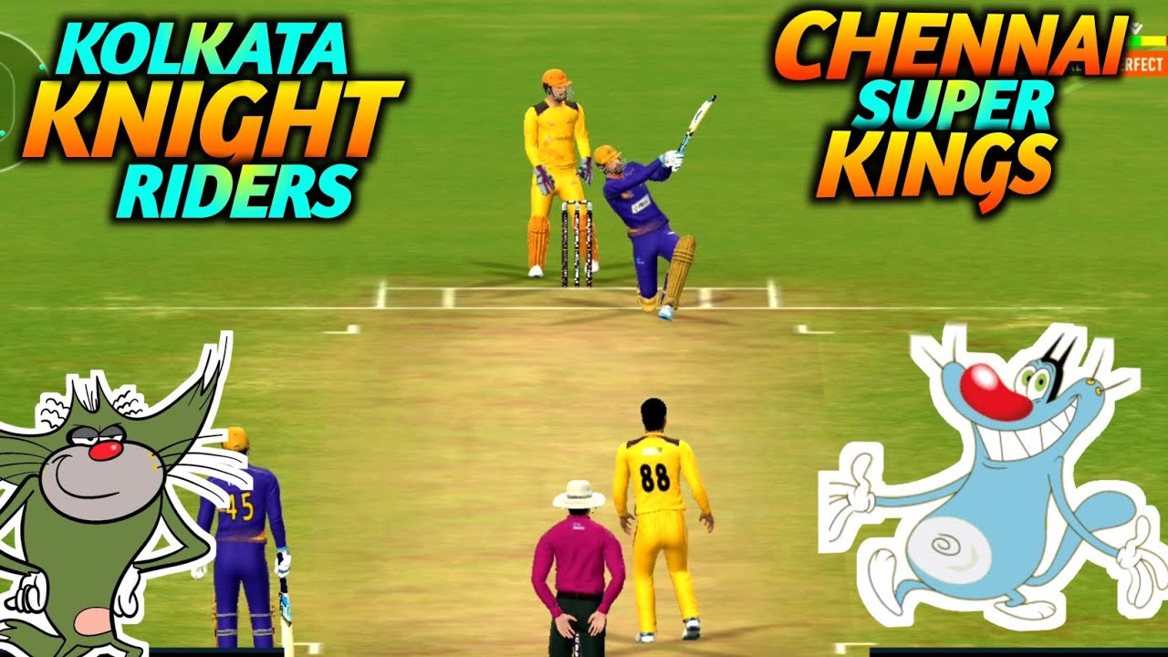 Discover how Oggy and Jack dominate the KKR Vs CSK IPL match in Real ...
