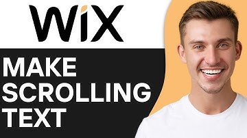 HOW TO MAKE SCROLLING TEXT IN WIX (2025)