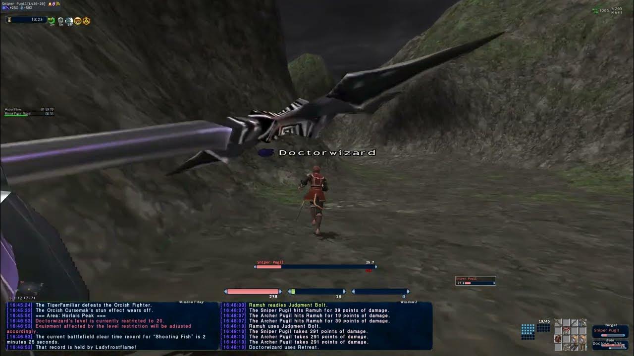 FFXI Horizon Shooting Fish SMN Solo YouTube