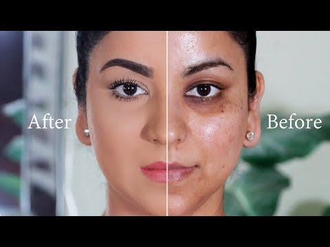 STEP-BY-STEP FULL COVERAGE FLAWLESS FOUNDATION ROUTINE ON UNEVEN SKIN