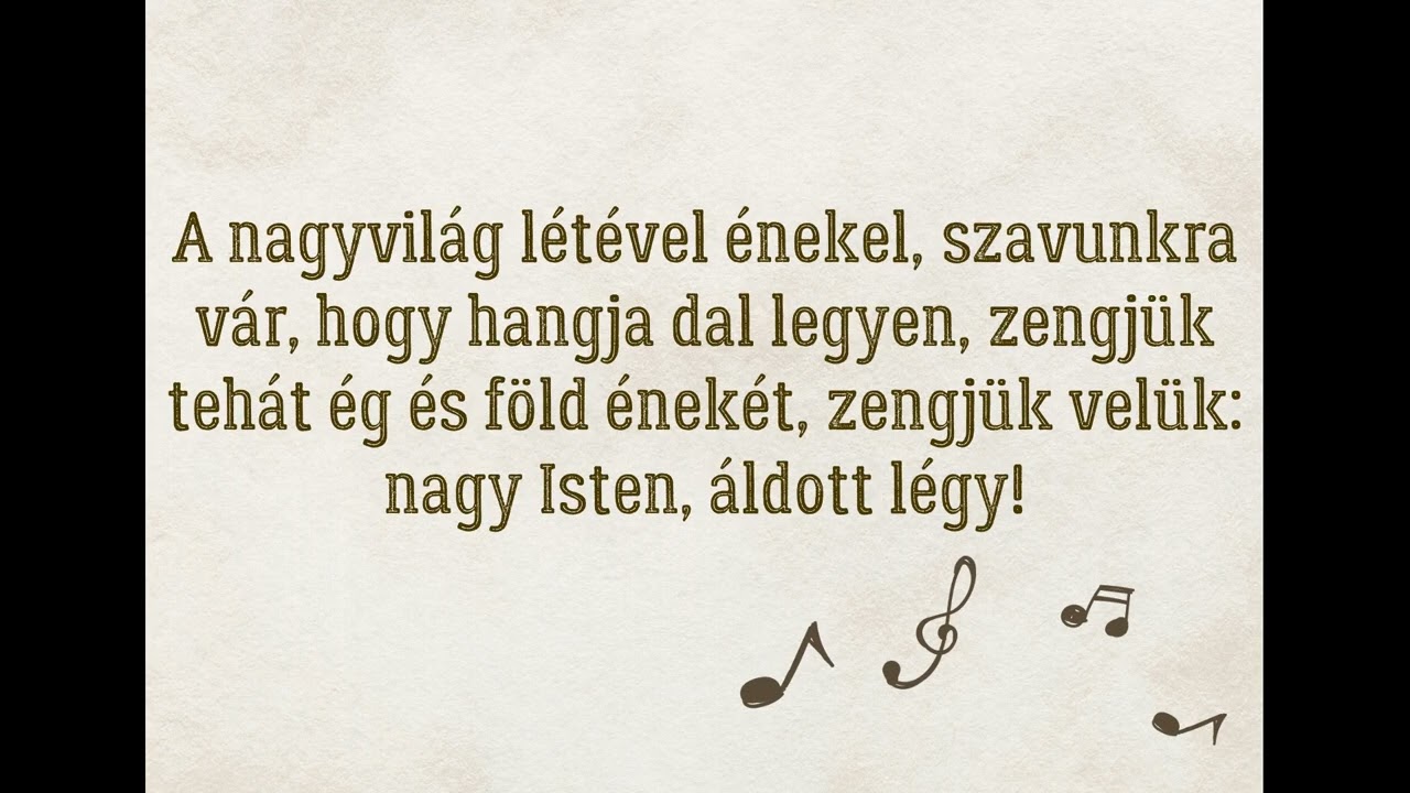 Minden mi él - szöveggel