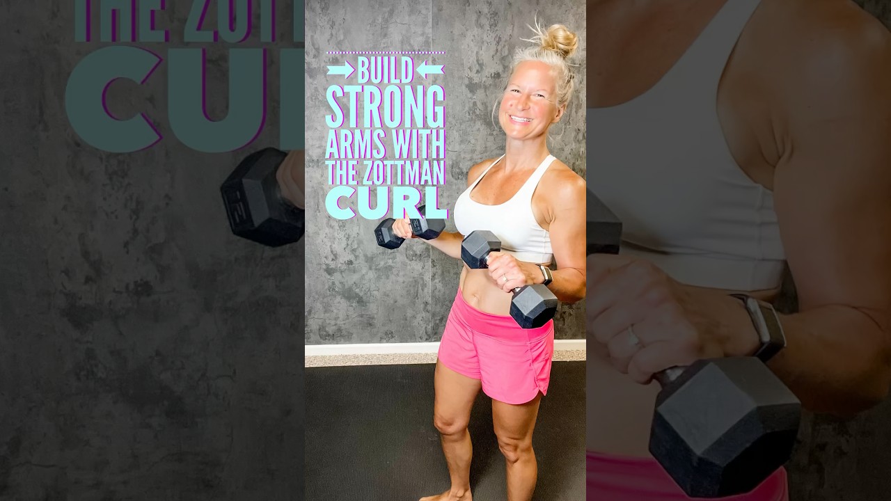 Build Strong Arms with the Zottman Curl #fitover50 #bicepcurls #forearms #functionalfitness