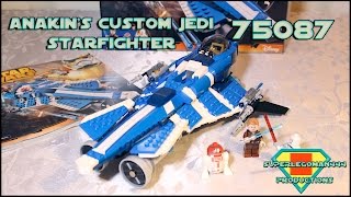 Lego Star Wars 75087 Anakins Custom Jedi Starfighter Azure Angel Review