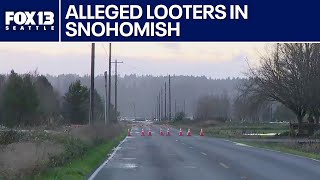 Kayakers accused of looting flooded Snohomish property, items later returned | FOX 13 Seattle