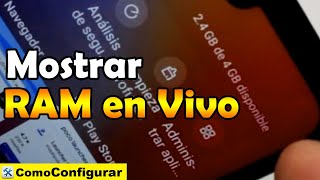 Como ver la memoria ram de mi celular en tiempo real 2023 Redmi Note 7 Trucos Comoconfigurar