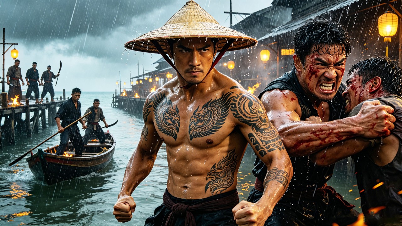 功夫動作片，日本武士欺負街邊吃麵的小夥，沒想到他以一敵百當場完敗他們 🧨 功夫 | Kung Fu |中国电视剧