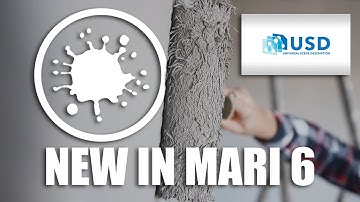 New featues in Mari 6 | USD updates and Rollerbrush | What
