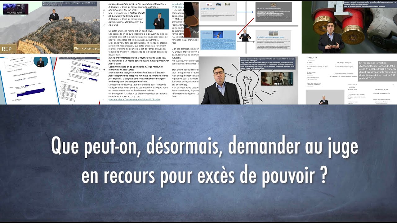 Que peut-on, désormais, demander au juge en recours pour excès de