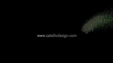 Company Logo - using Particle Flow