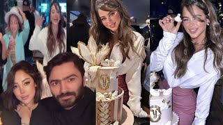 بعد شائعات زواجها سريا من تامر حسني يارا السكري تحتفل بعيد ميلادها الرابع والعشرين على أغاني تامر