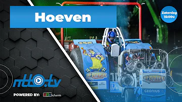 Tractorpulling Hoeven Zaterdag | NTTO.tv livestream