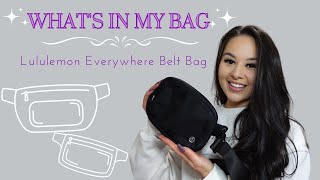 *Whats In My Bag 2022* | Lululemon Everywhere Belt Bag | Life Of Sacha