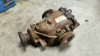 Electric Car Conversion BMW e46. Differential swap
