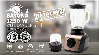 Sayona 2'li Blender Set - (Model: SYN-706D)