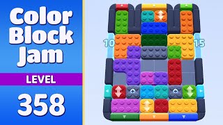 Color Block Jam Level 358 Walkthrough 🧩 | HARD LEVEL Solution! 🏆