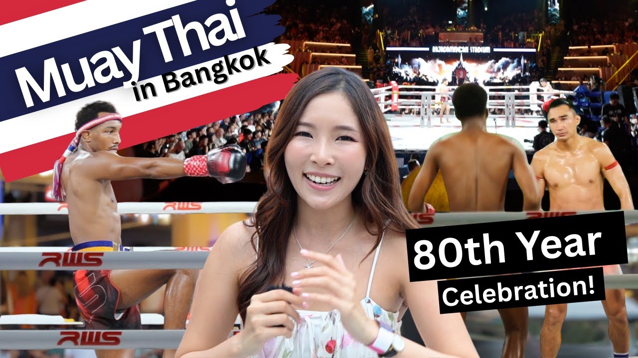 Лучший опыт игры в муай-тай в Бангкоке | 80-летие стадиона Раджадамнерн!!!