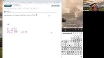 Counting valence electrons in a molecule or polyatomic ion