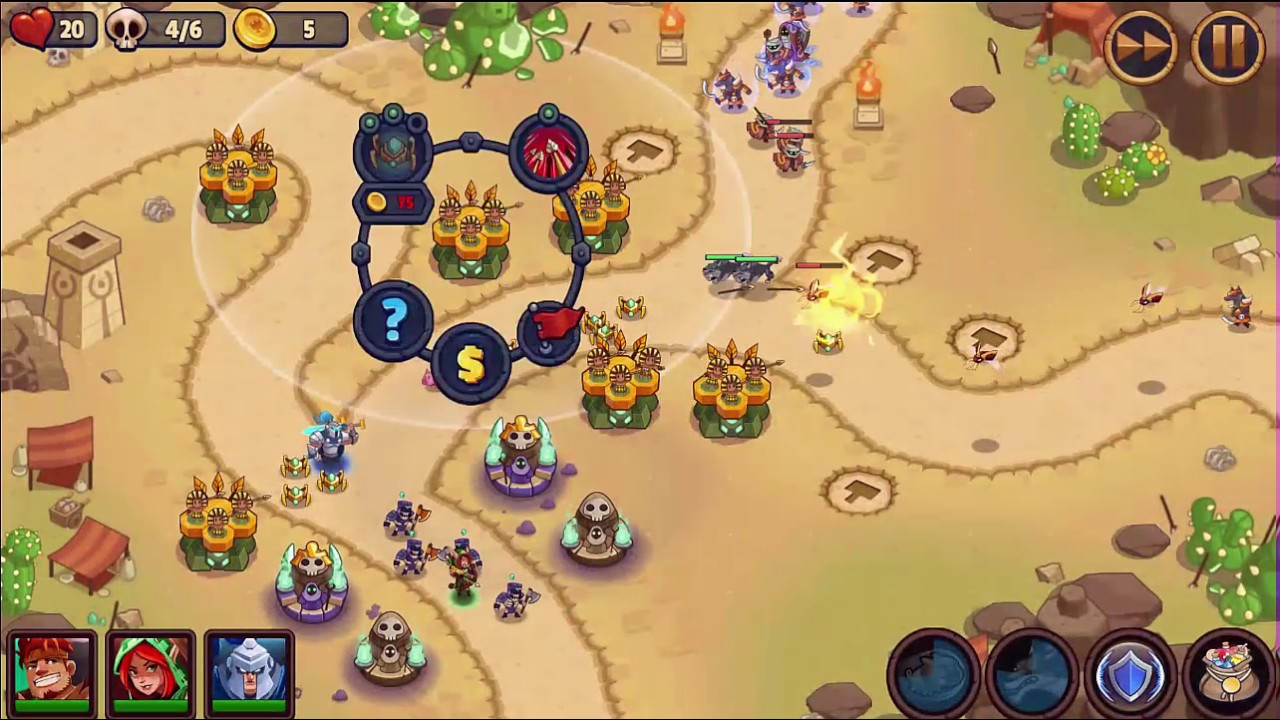 Realm Defense level 48 (3 Stars) World 3 Valley of the Crane