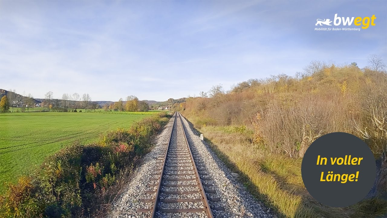 Führerstandsmitfahrt von Schorndorf nach Rudersberg mit bwegt