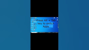 Shortcut key to switch apps in windows