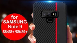 Samsung Note 9 Case Original Cenmaso Fiber Protection