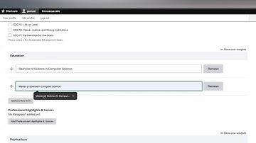 How to edit your Staff Profile in Drupal