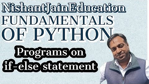 Python_Lec10: Problem solving using if-else statement and nested if-else statement