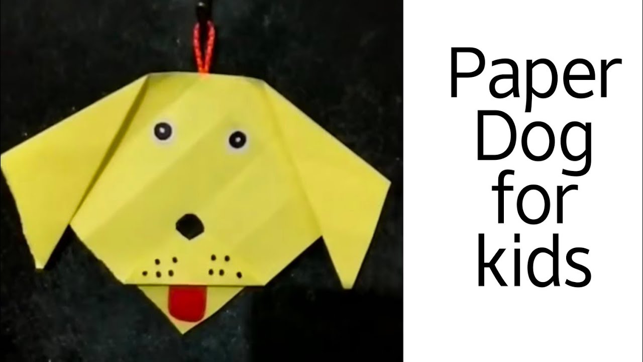 Easy Paper Craft # How To Make Paper Dog 🐶 - YouTube