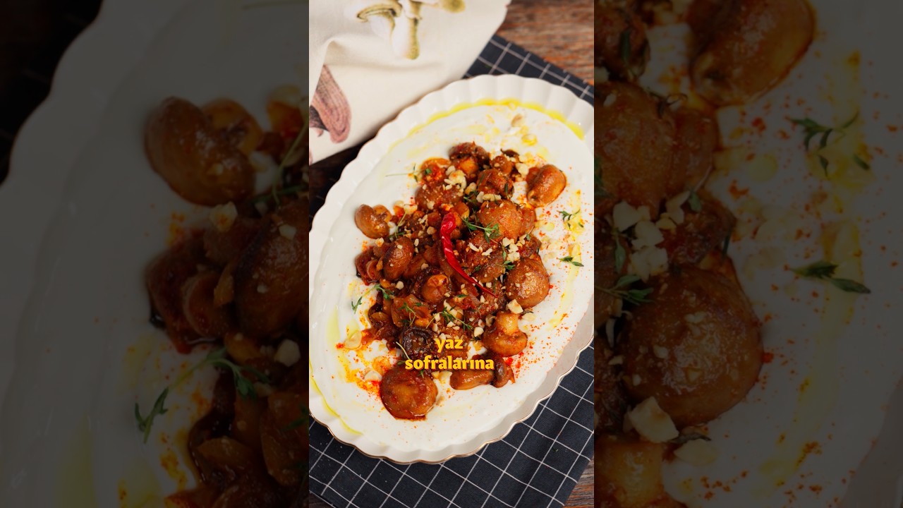 Mantarlı Meze: Kaşık Kaşık Lezzet 😱🍄 #yemekcom Mantarlı Meze: Kaşık Kaşık Lezzet 😱🍄 #yemekcom