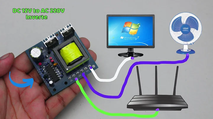 DC 12V to AC 220V Inverter Boost Converter Module 150W | High-Frequency Step-Up Board