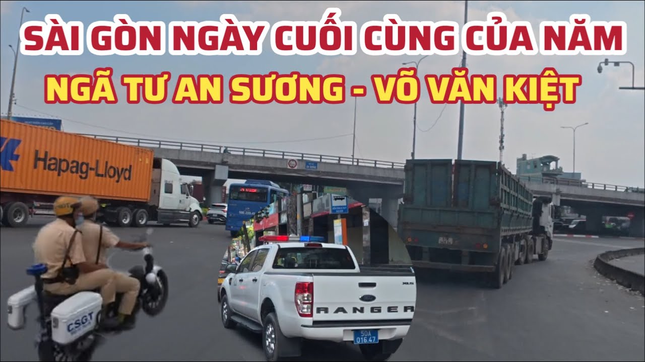 SÀI GÒN NGÀY CUỐI CÙNG CỦA NĂM 2025 . NGÃ TƯ AN SƯƠNG VỀ ĐẠI LỘ VÕ VĂN KIỆT