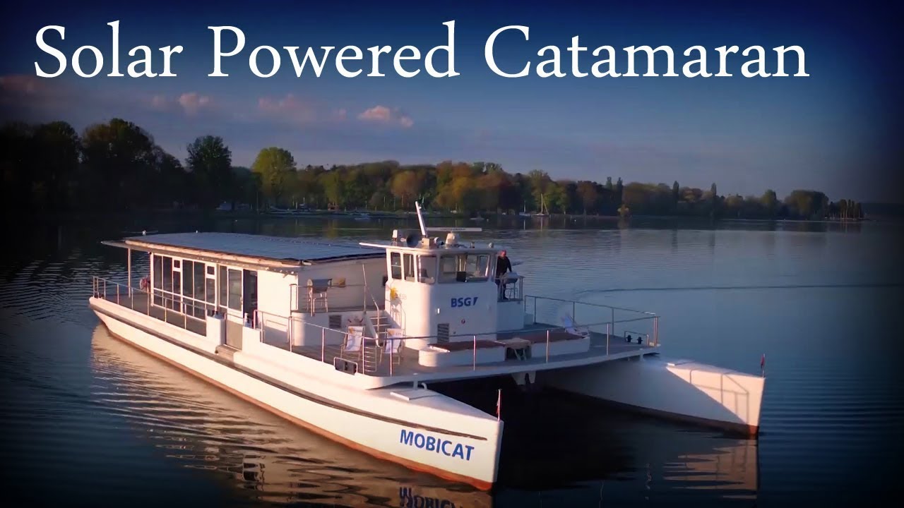 The EMS MobiCat  Amazing Solar Catamaran for 150 Passengers in Switzerland!