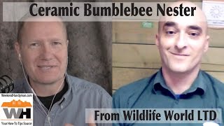 Wildlife World Bee Hive Ceramic Mammal Nester Weekend Handyman