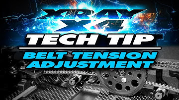 XRAY X4 - Tech Tip - Belt Tension Adjustment