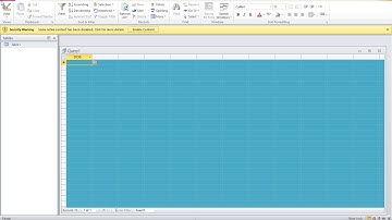 How to create Query in ms access new video 2019