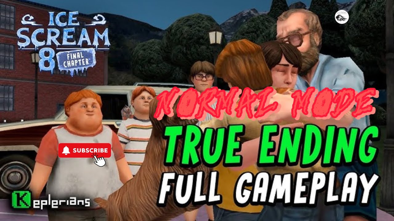 Ice Scream 8: Final Chapter | Gameplay | Normal Mode | True Ending..........Finally Escape