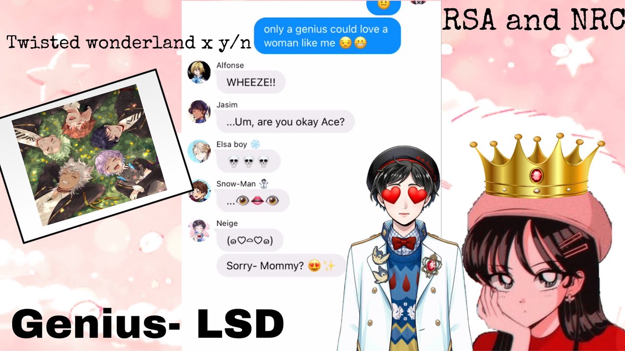 Genius || RSA and NRC || Twisted wonderland x y/n || Lyrics prank || Y/n’s harem||