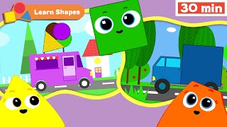 Shapes School | Educational videos for Babies | Learn Shapes for kids | Triangle | First University