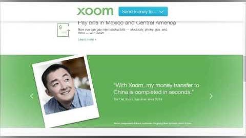 Xoom Money Transfer Service Worldwide