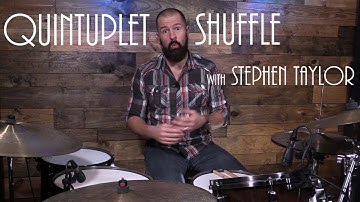 The Quintuplet Shuffle - Drum Lesson (Stephen Taylor)