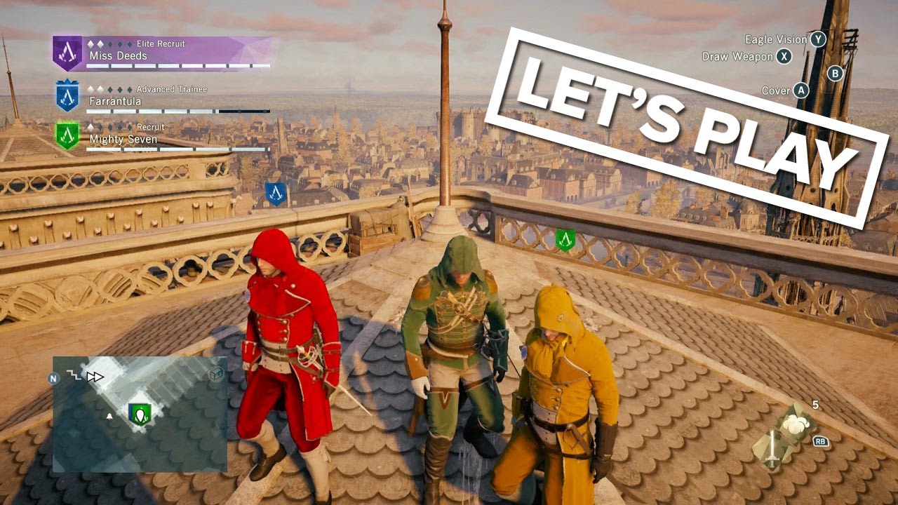 Assassin's Creed: Unity Xbox One gameplay 