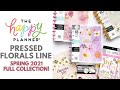 NEW PRESSED FLORALS LINE - THE HAPPY PLANNER SPRING 2021 RELEASE! - FULL COLLECTION. Squad Unboxing.